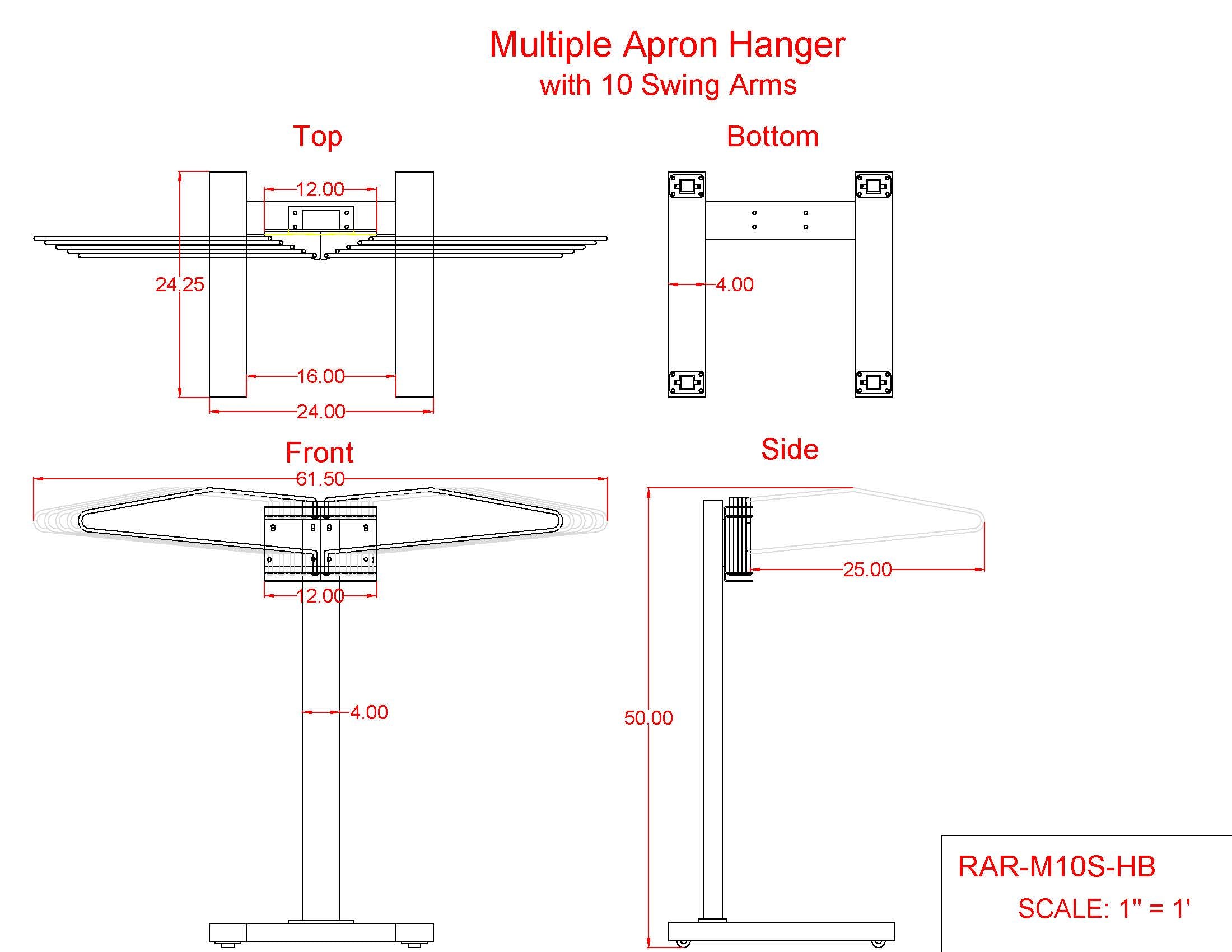 Mobile Swing Arm Rack – Rad X-Ray
